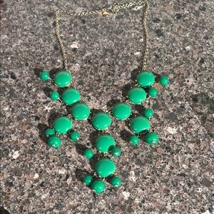 Elegant Green Statement Necklace